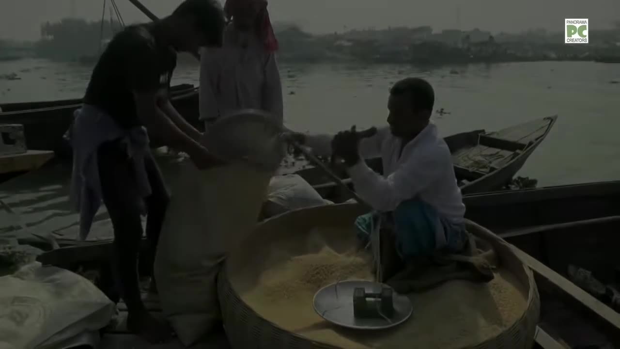 ⁣শত শত মণ ধান চাল নিয়ে বানারীপাড়া বিশাল ভাসমান হাট Panorama Documentary