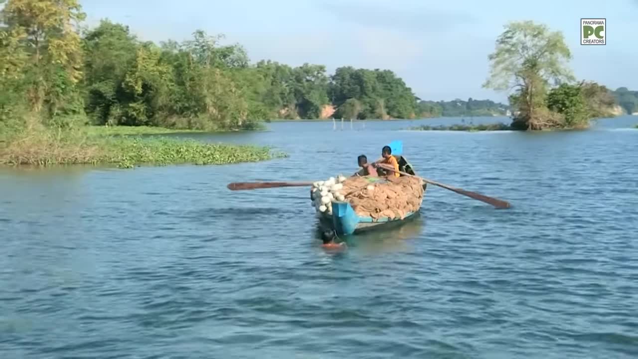 ⁣রাঙামাটির কাপ্তাই লেকের পাড়ে বিএফডিসি ফিশারিঘাট Panorama Documentary