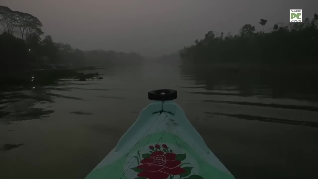 ⁣বেলুয়া নদীর বুকে বৈঠাকাটা ভাসমান হাট পিরোজপুরে Panorama Documentary