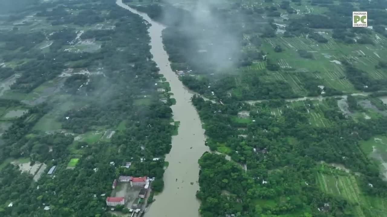 ⁣বানারীপাড়ার খাল নদী ঘেরা স্নিগ্ধ গ্রামীণ জীবন Panorama Documentary