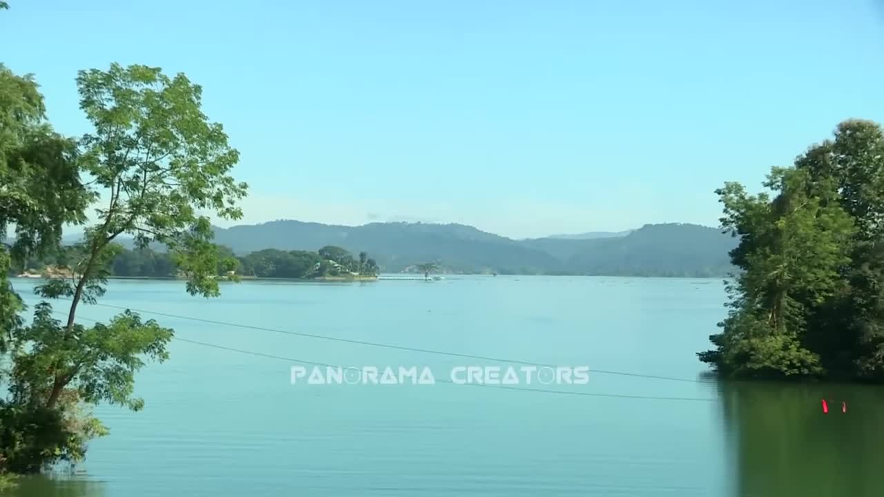 ⁣নীলাম্বরী শাড়ি পরা রাঙামাটির কাপ্তাই লেক Beautiful Kaptai Lake in Bangladesh