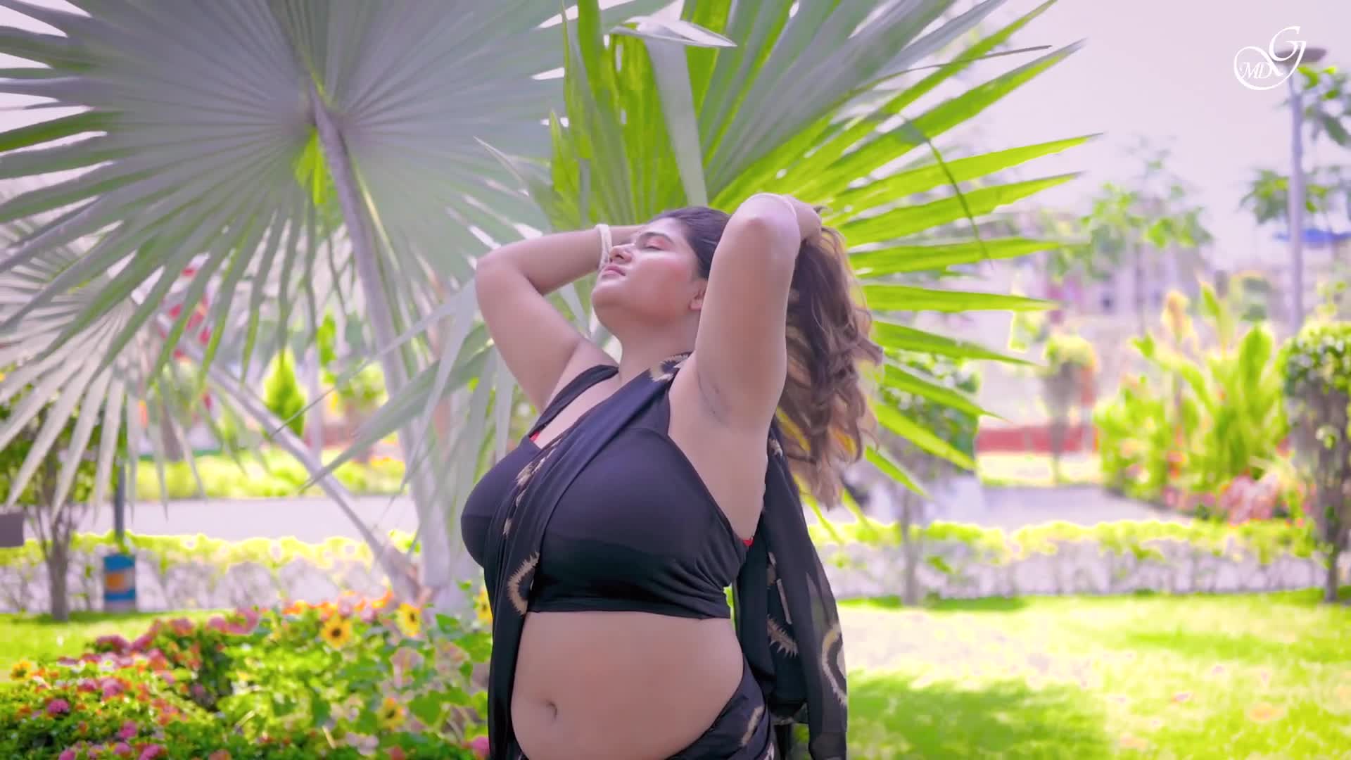 MEGHA DAS GHOSH IN TOTAL BLACK DRESS VIDEO  BONG IN SAREE FASHION VLOG   2024